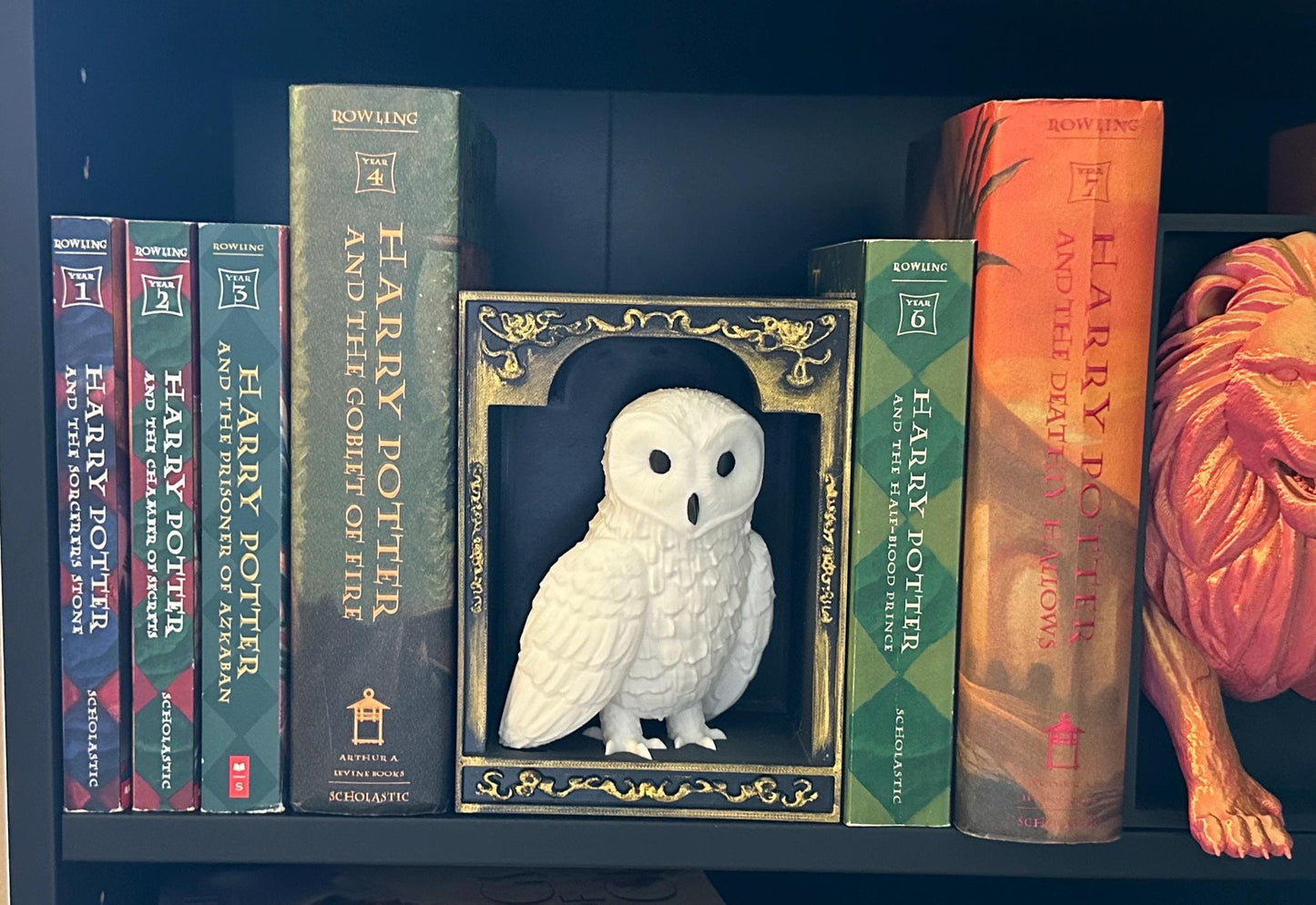 Snowy Owl Hedwig inspired 3D Book Nook