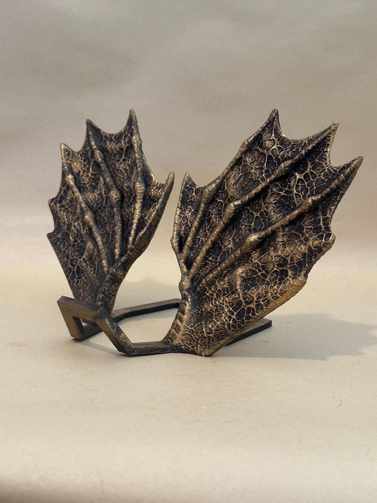 Dragon wing 3D Gold Book Stand Holder Display