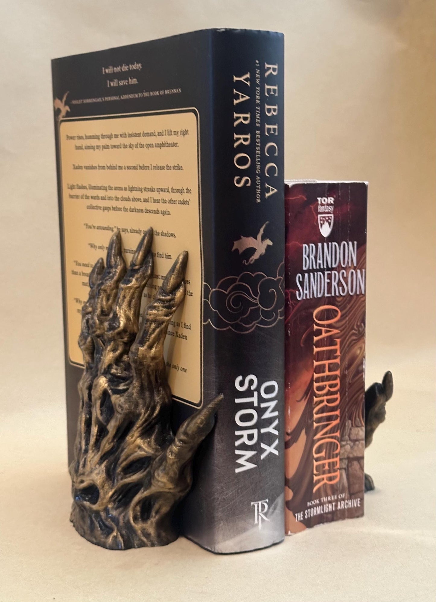 Soulbond Bookends 3D Gold