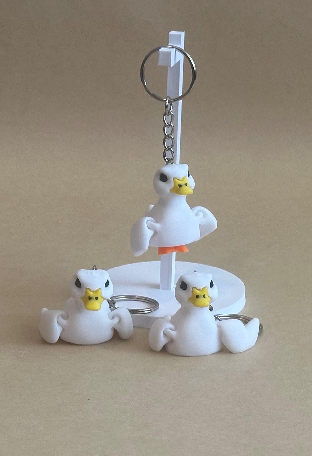 Diddly Duck - Articulated Flexi moving keychain