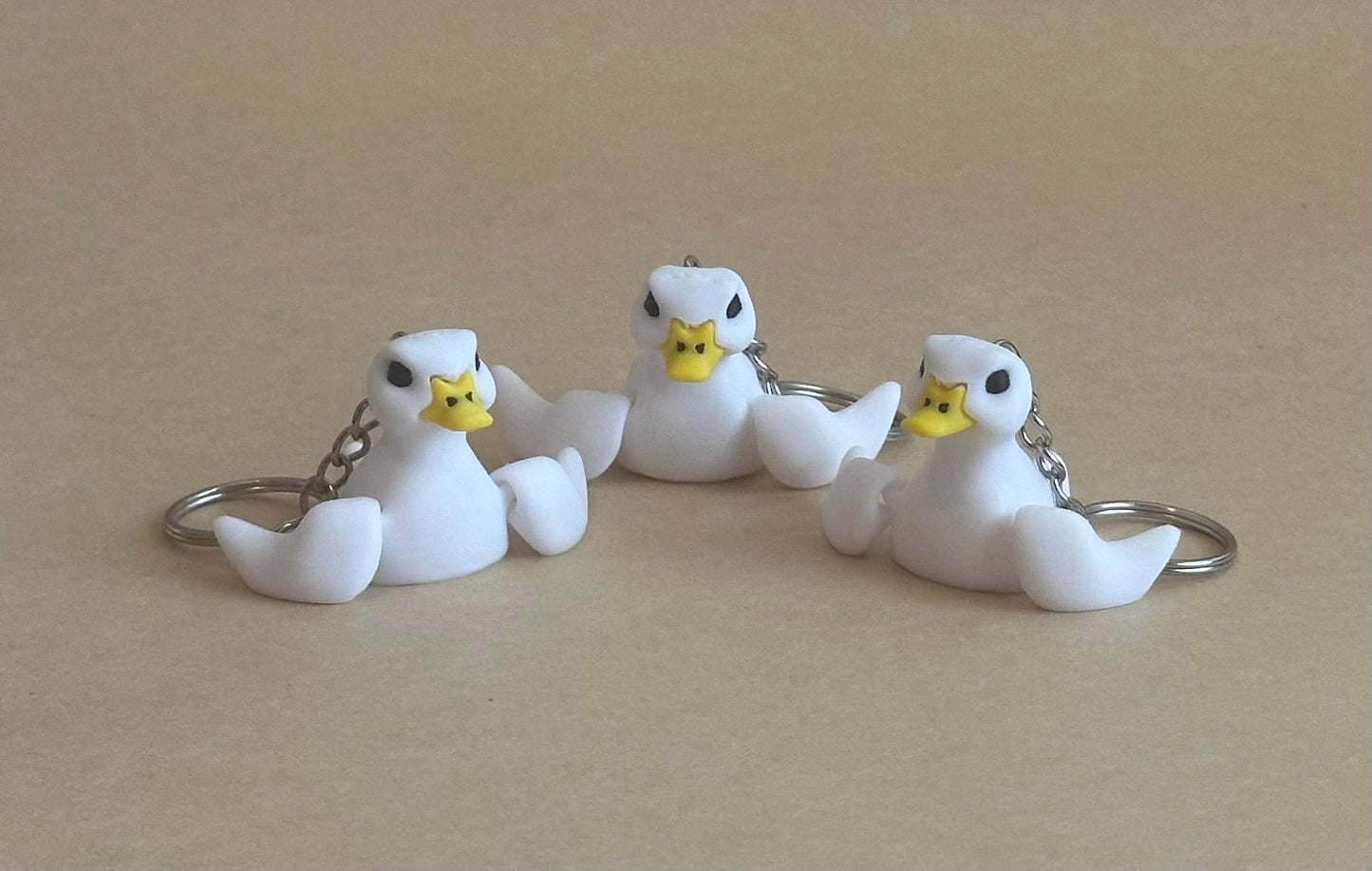 Diddly Duck - Articulated Flexi moving keychain