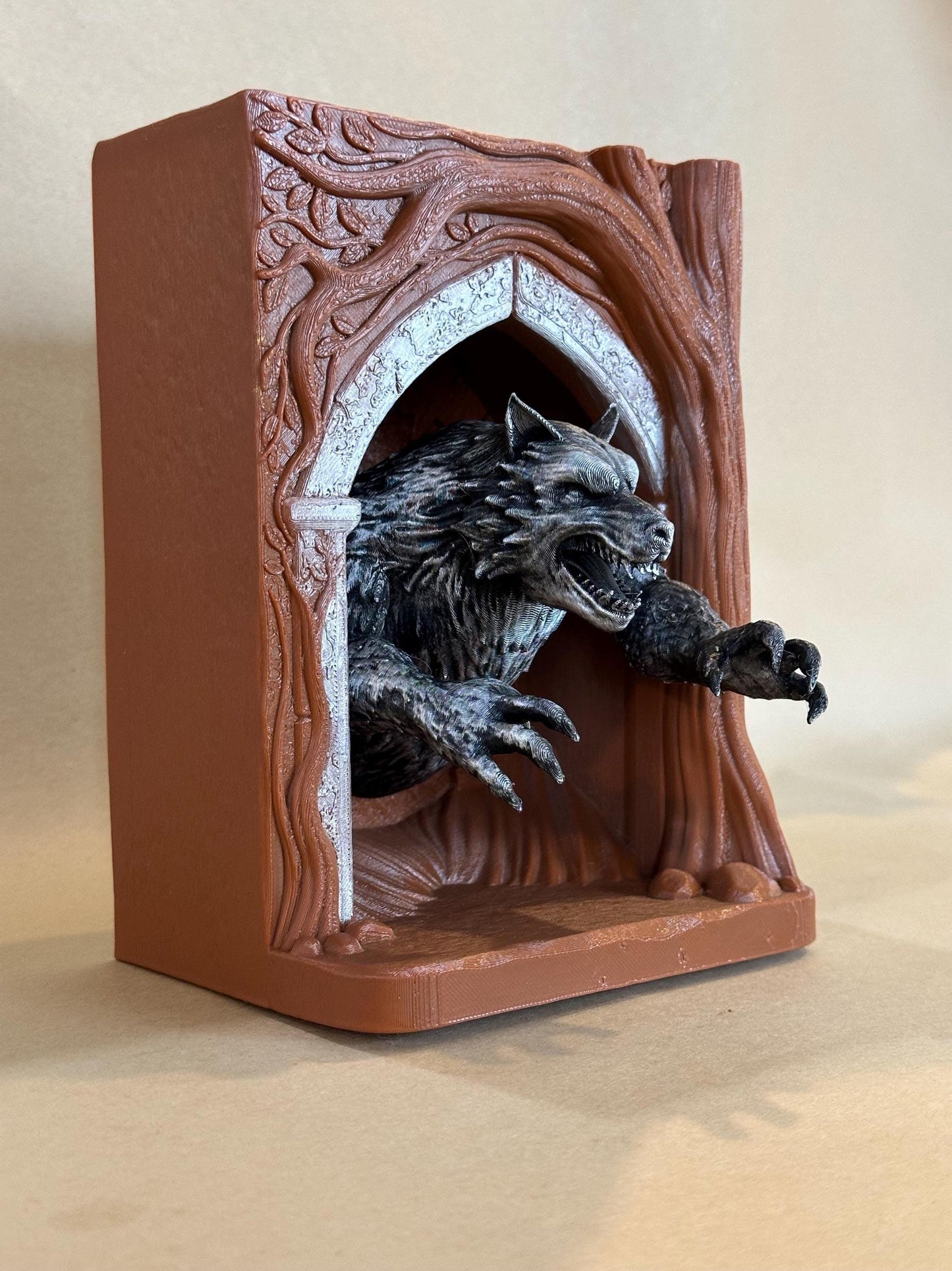 Werewolf Lupin inspired 3D Book Nook