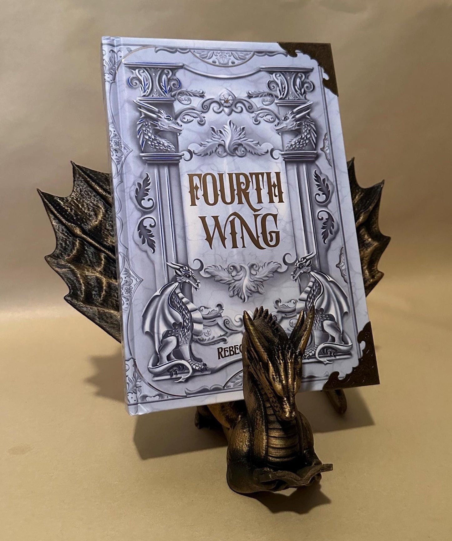 Book Wyrm 3D Dragon Book Stand Holder Display