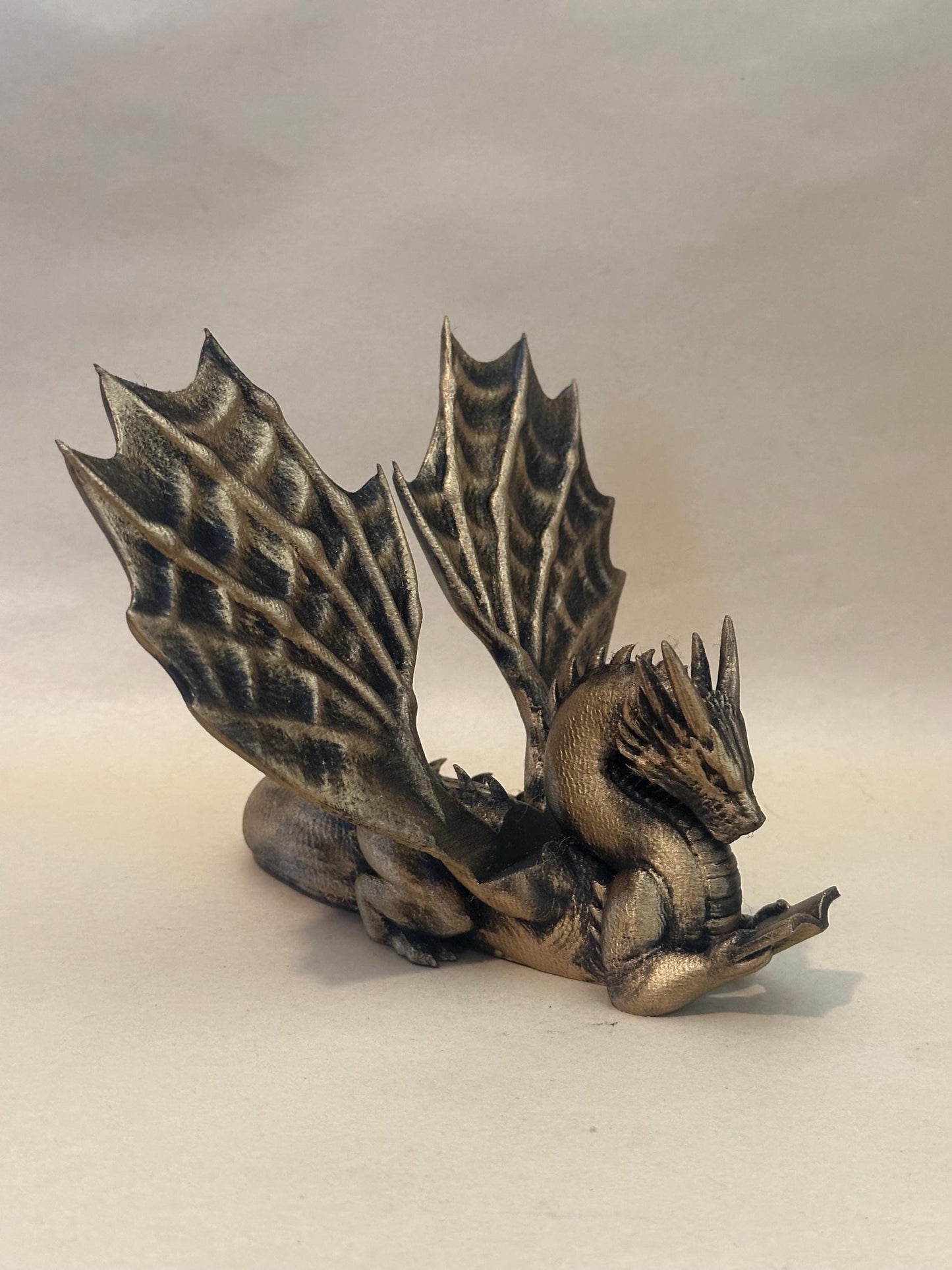 Book Wyrm 3D Dragon Kindle Stand Holder Display