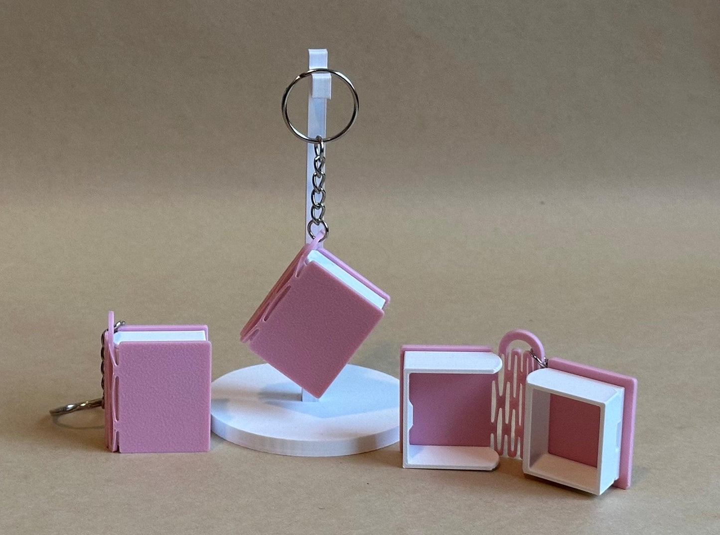 mini Book Storage Hideaway Keychain
