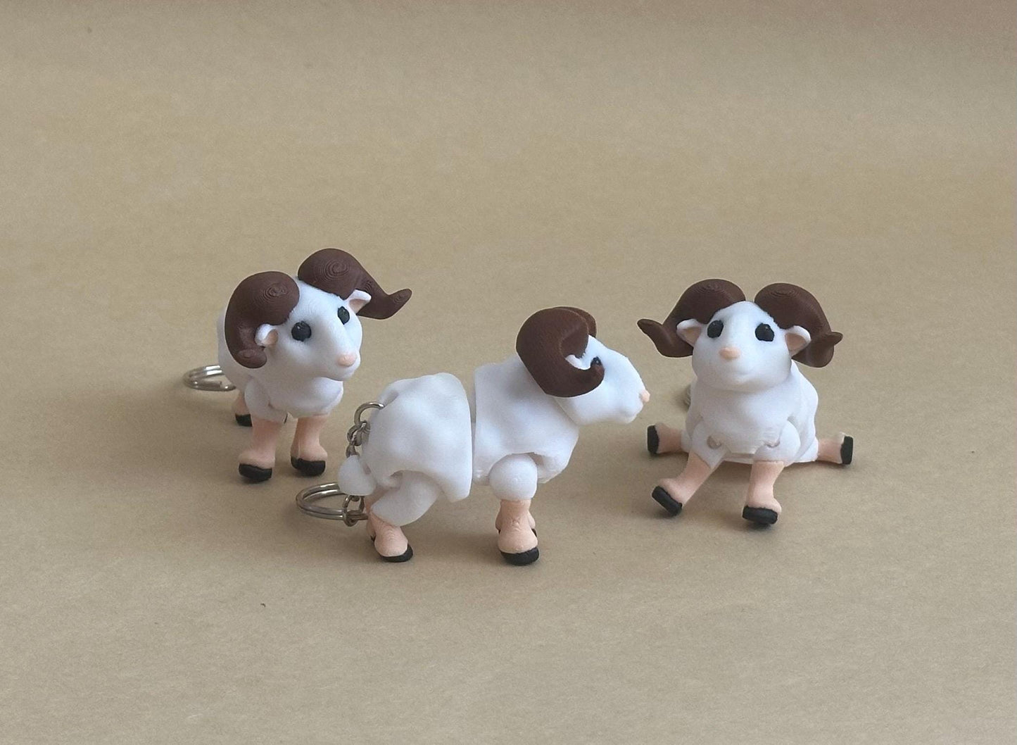 Rambunctious Ram - Articulated Flexi Keychain