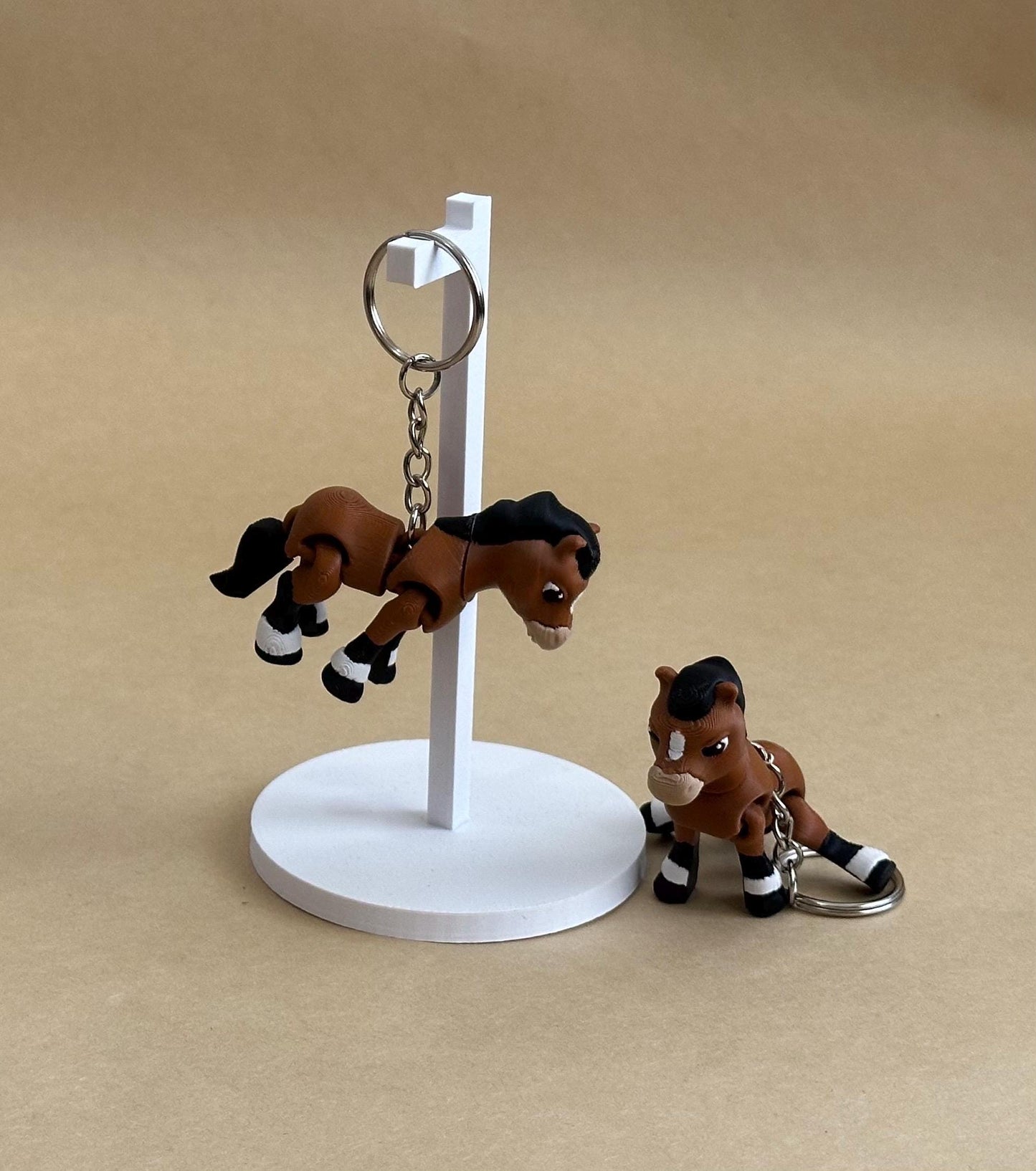 Happy Horse - Articulated Flexi Keychain