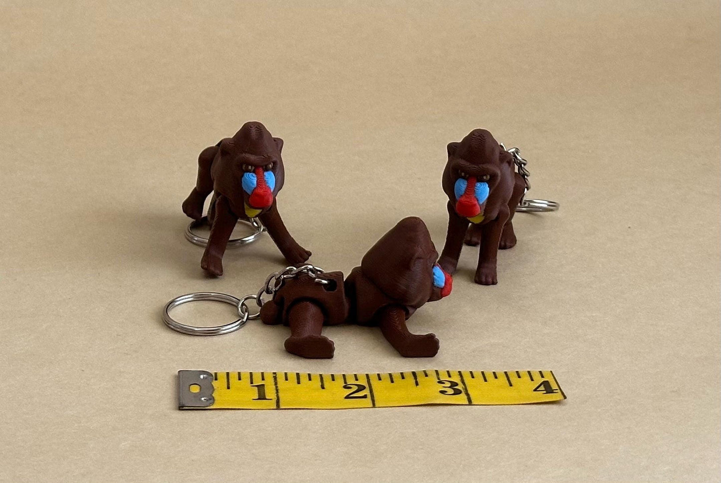 Mad Mandrill - Articulated Flexi Keychain