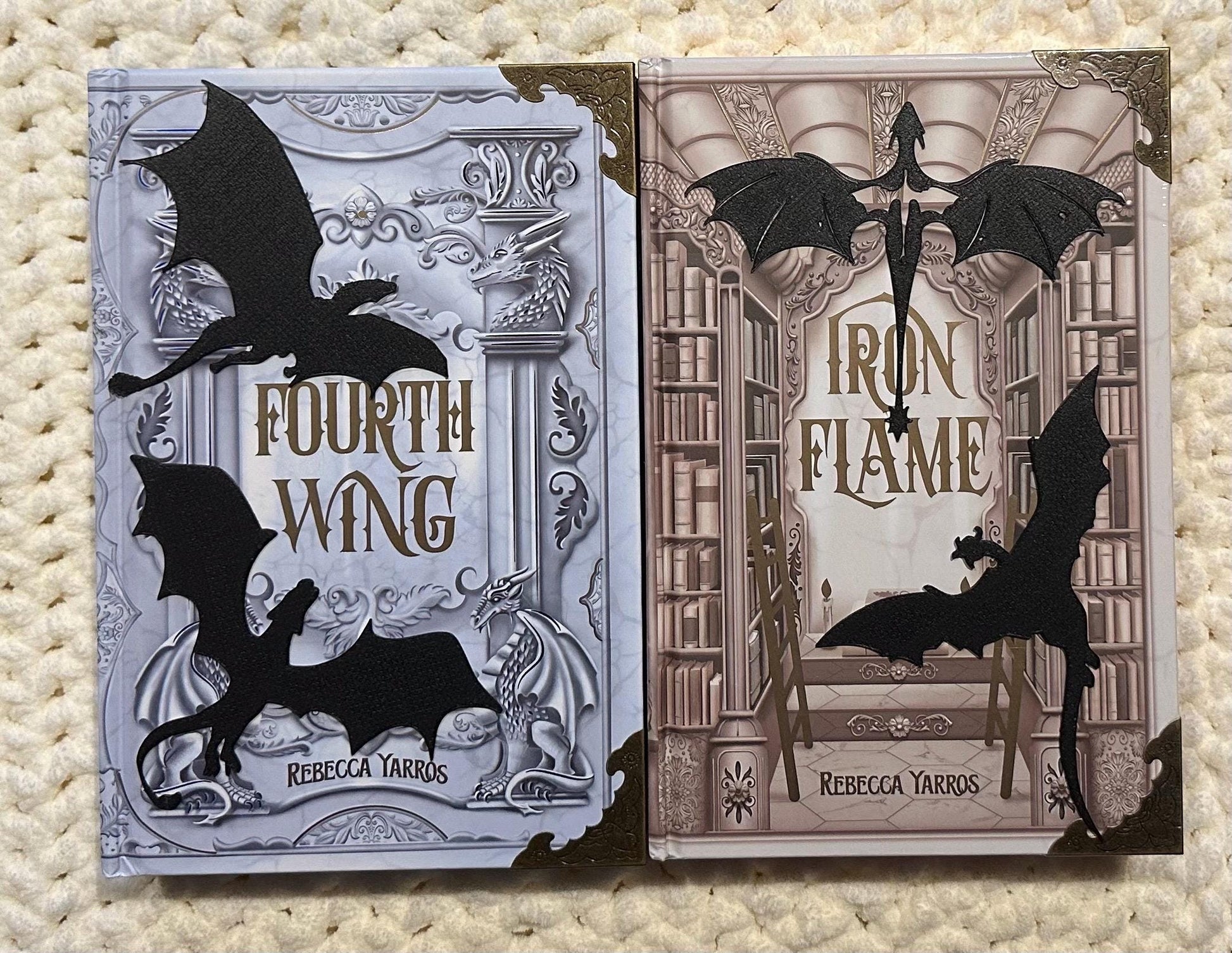 Dragon Bookmarks - 4 Pack - Iron Flame/Fourth Wing inspired