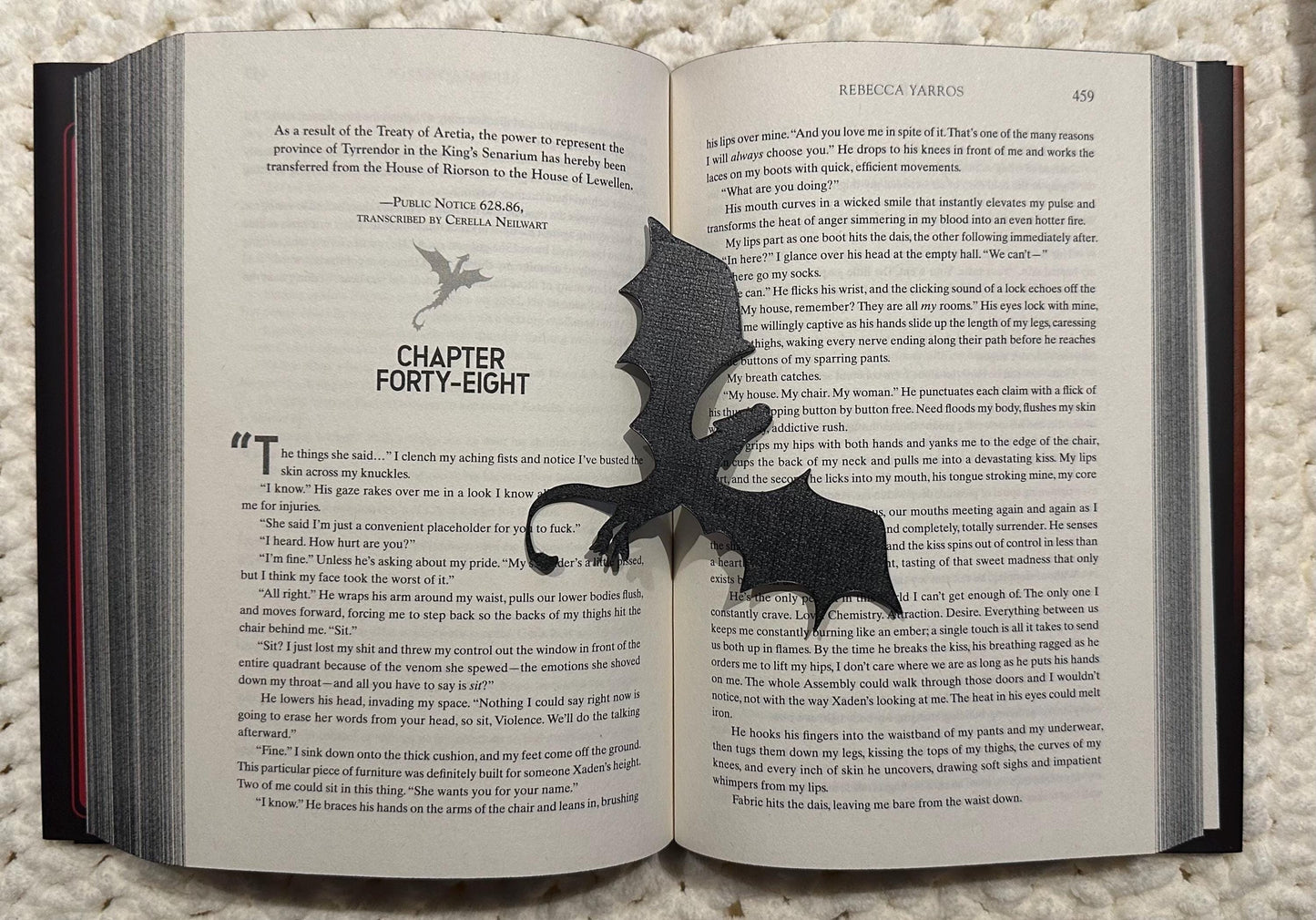Dragon Bookmarks - 4 Pack - Iron Flame/Fourth Wing inspired