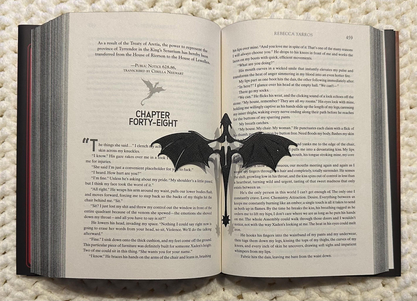 Dragon Bookmarks - 4 Pack - Iron Flame/Fourth Wing inspired