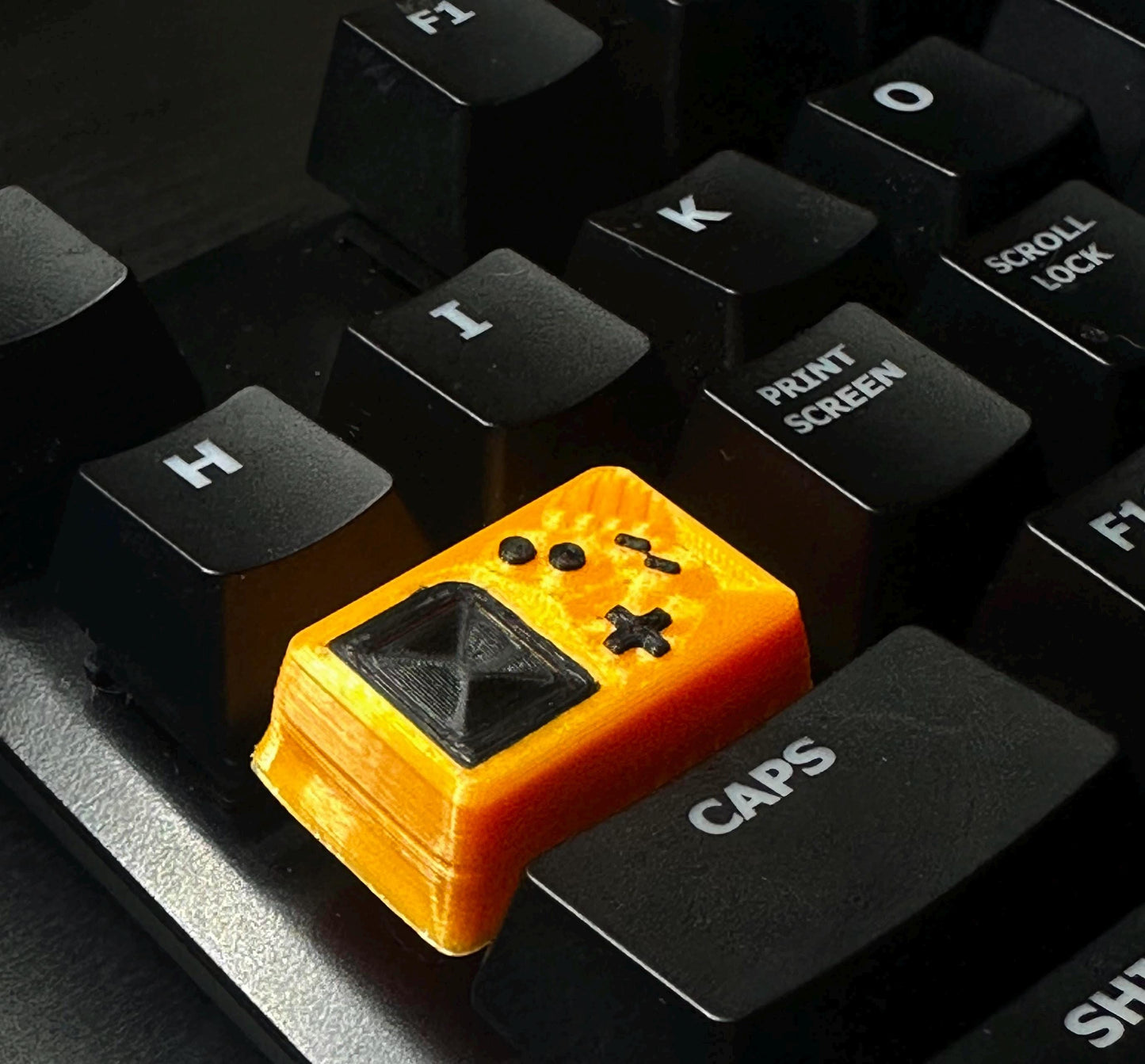 Gameboy - Tab Key - Artisan Mechanical Keyboard Keycap - Cherry MX Switch - Design by Hiko3D