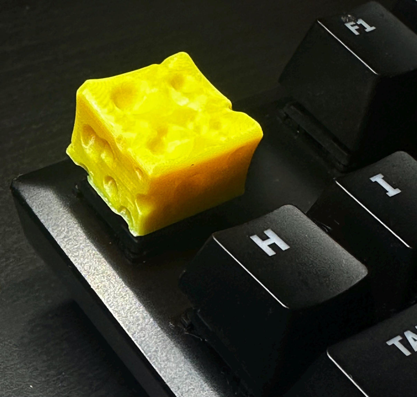 Cheese - Food - Artisan Mechanical Keyboard Keycap - Cherry MX Switch