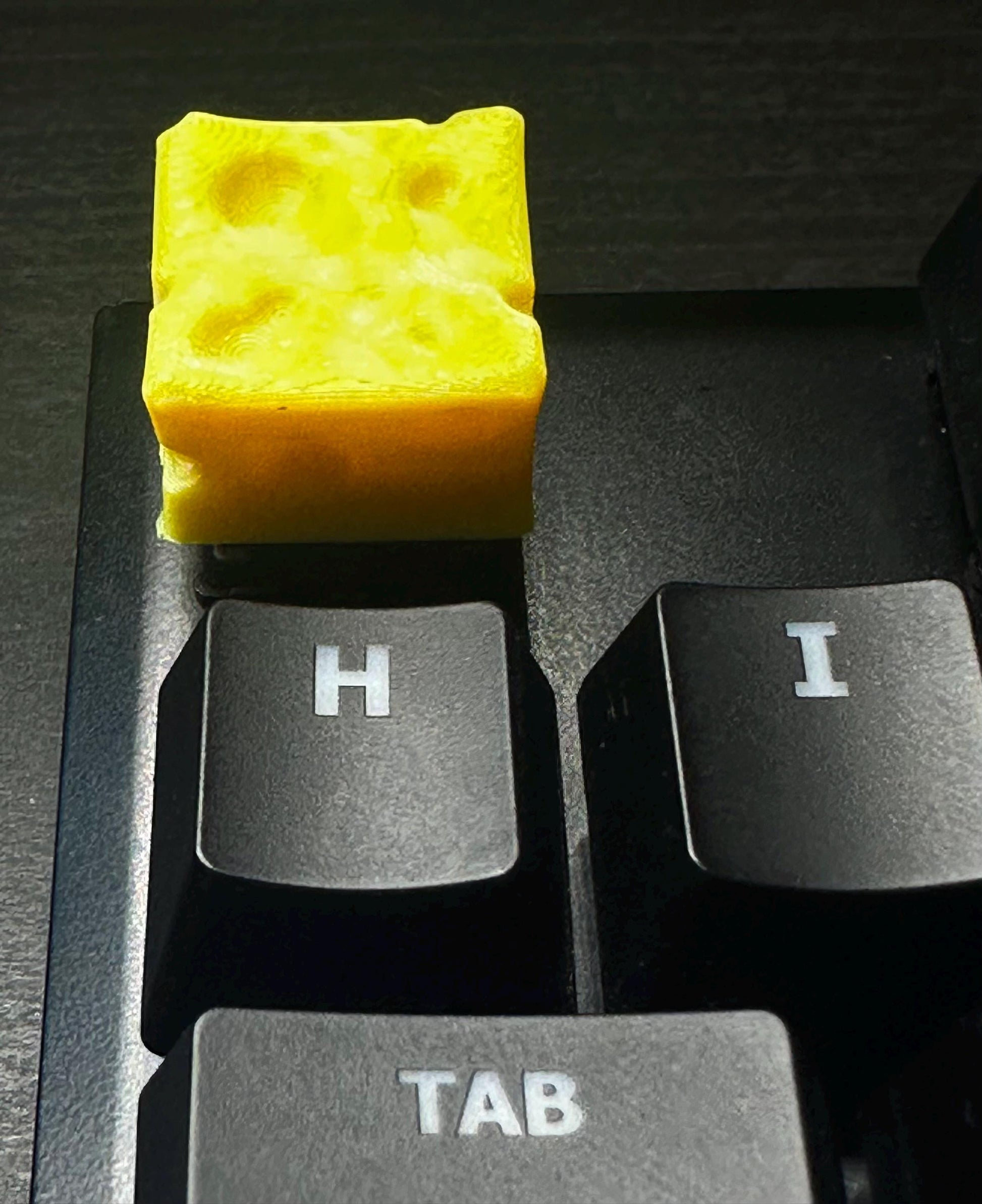 Cheese - Food - Artisan Mechanical Keyboard Keycap - Cherry MX Switch