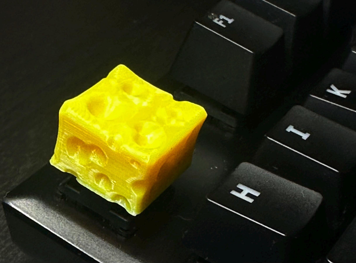 Cheese - Food - Artisan Mechanical Keyboard Keycap - Cherry MX Switch