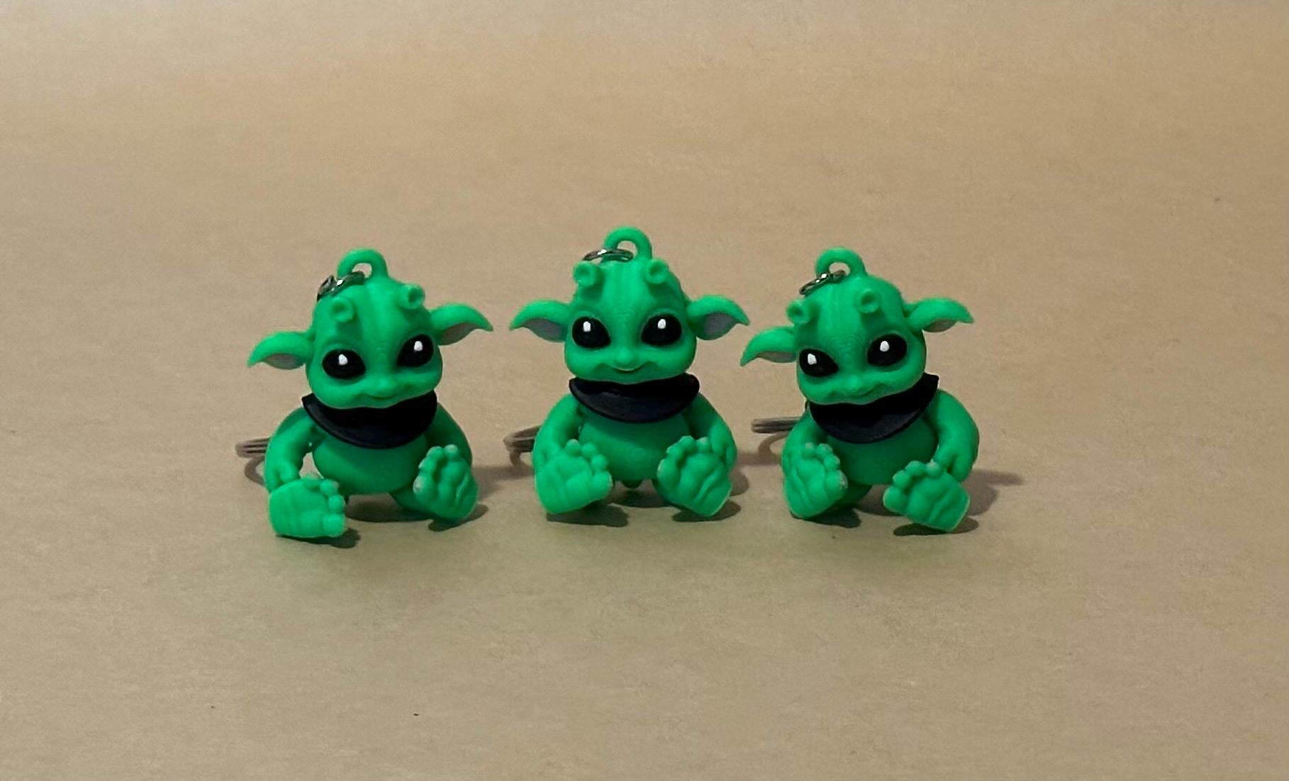 Alien - Articulated Flexi Keychain