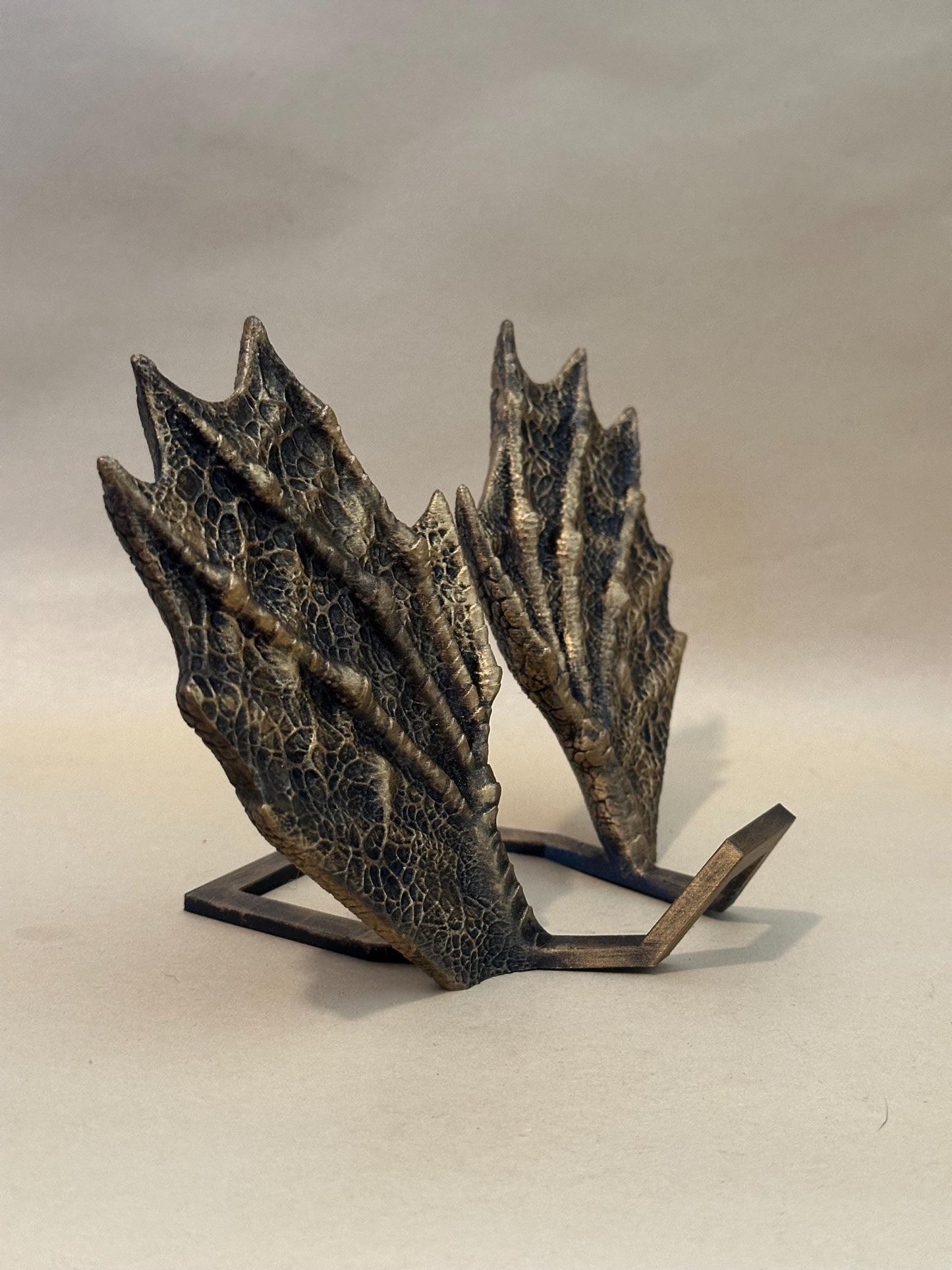 Dragon wing 3D Gold Book Stand Holder Display