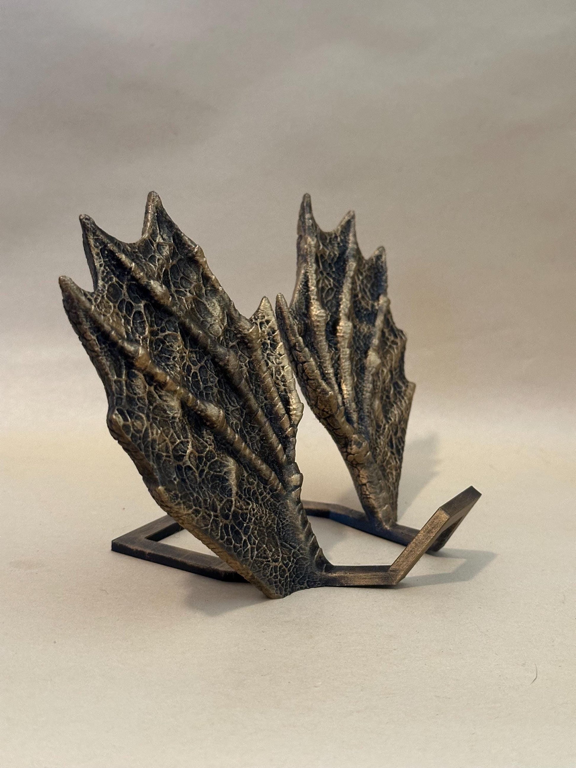 Dragon wing 3D Gold Book Stand Holder Display