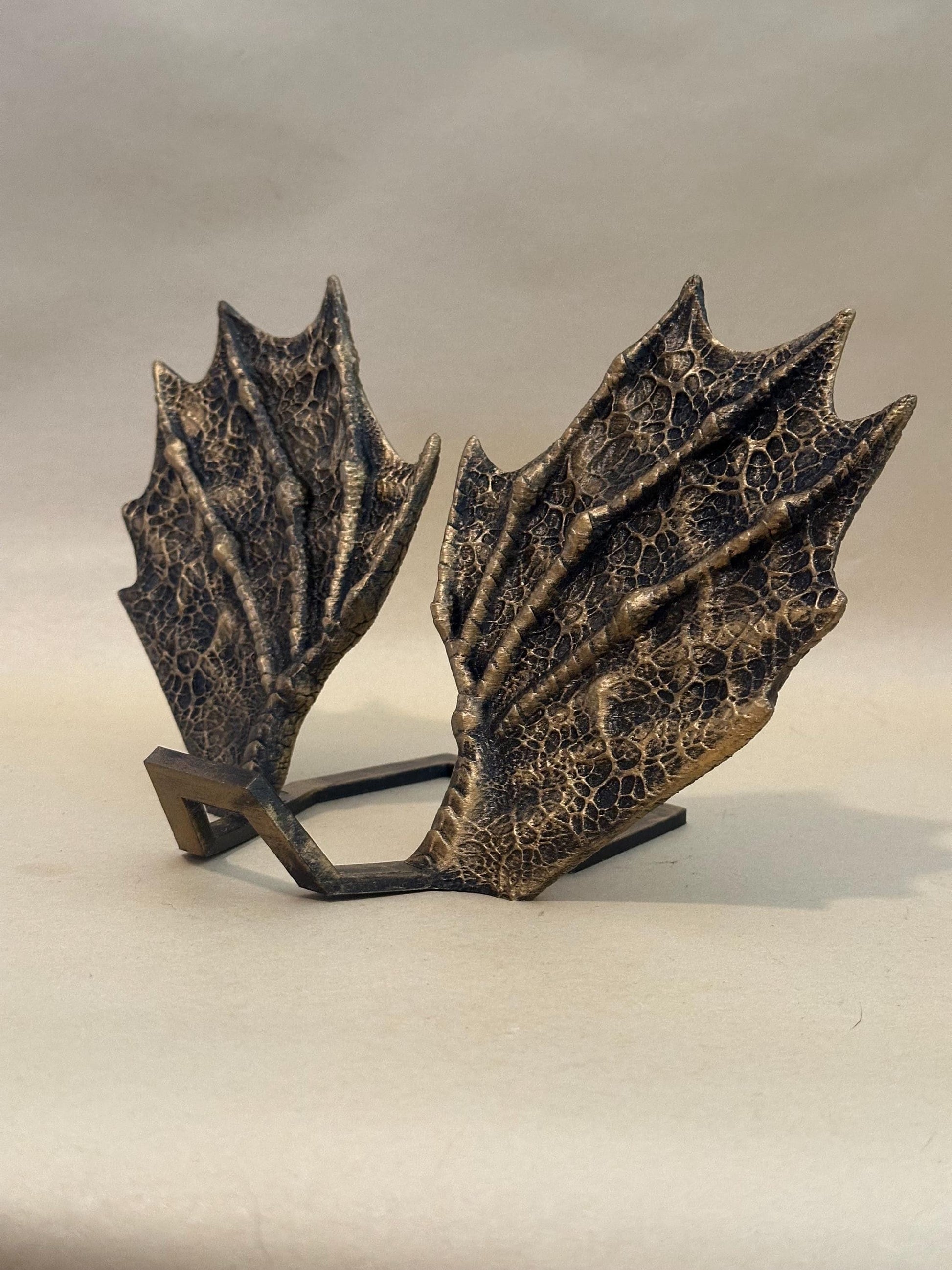 Dragon wing 3D Gold Book Stand Holder Display
