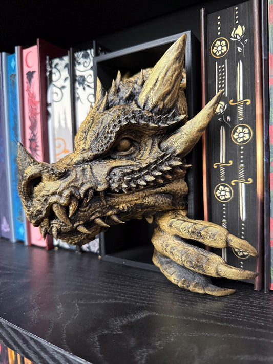 Dragon Emerging 3D Book Nook