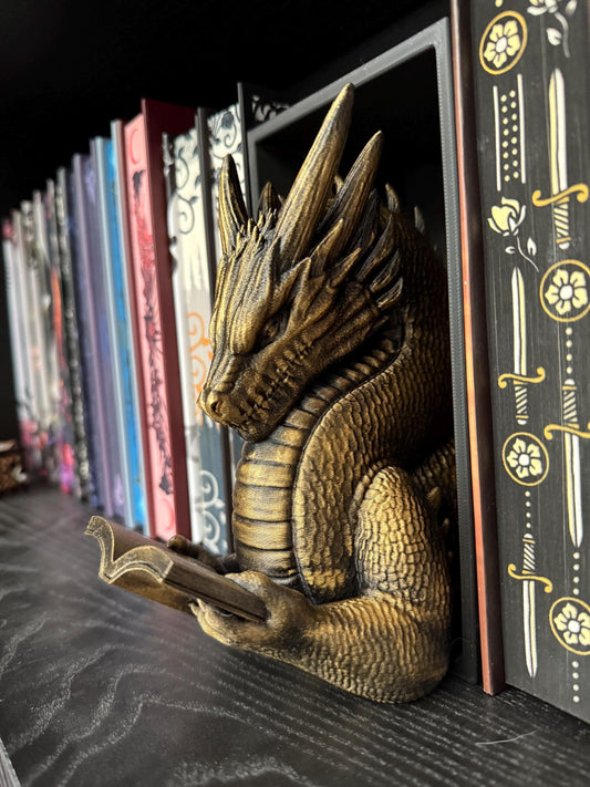 Dragon Reading 3D Book Nook