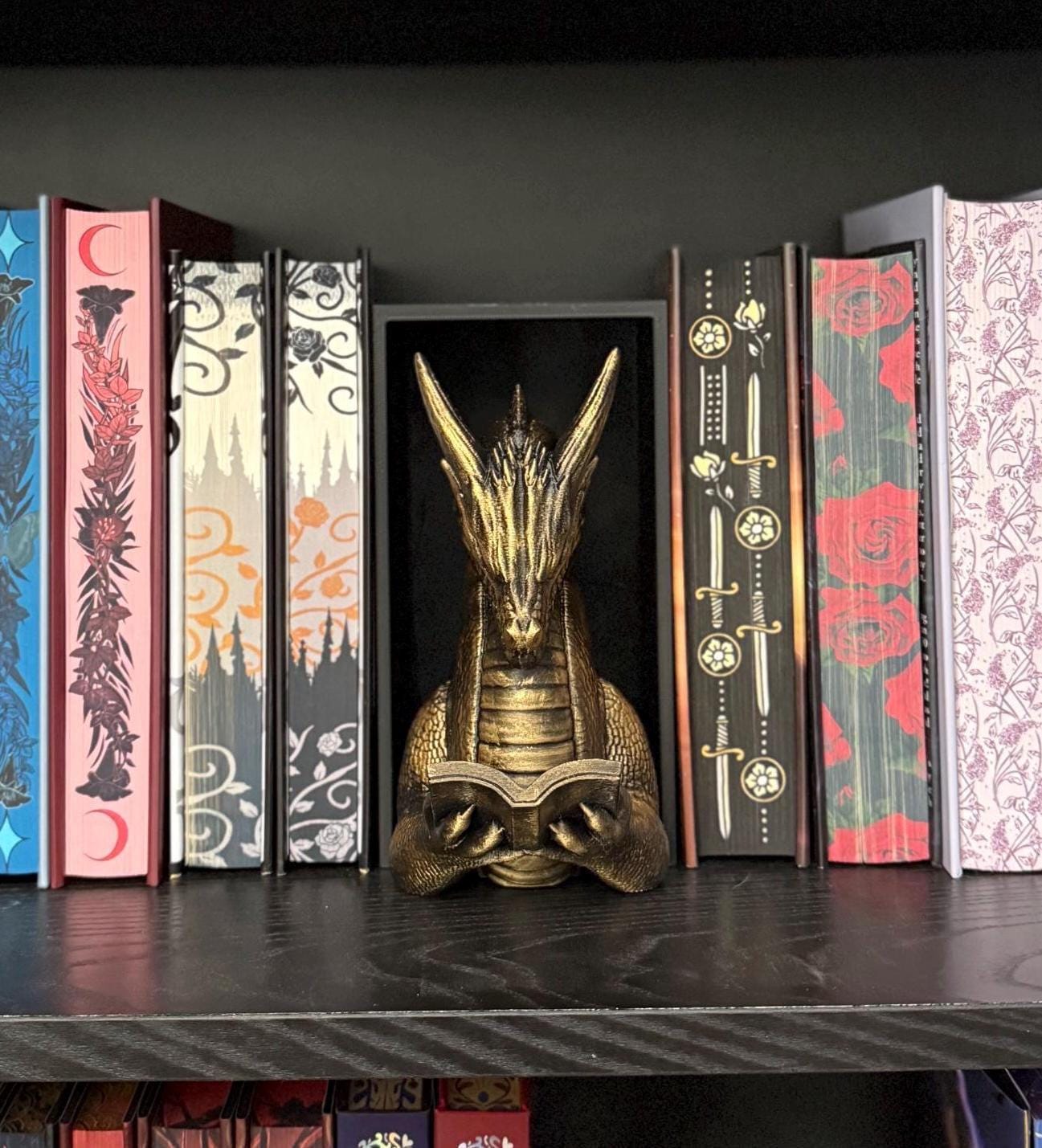Dragon Reading 3D Book Nook