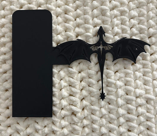 Dragon Bookshelf Silhouette Fourth Wing Inspired
