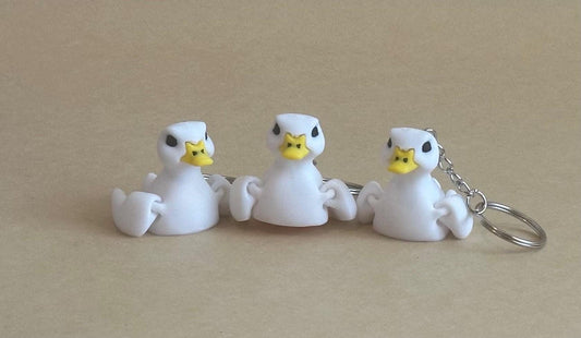 Diddly Duck - Articulated Flexi moving keychain