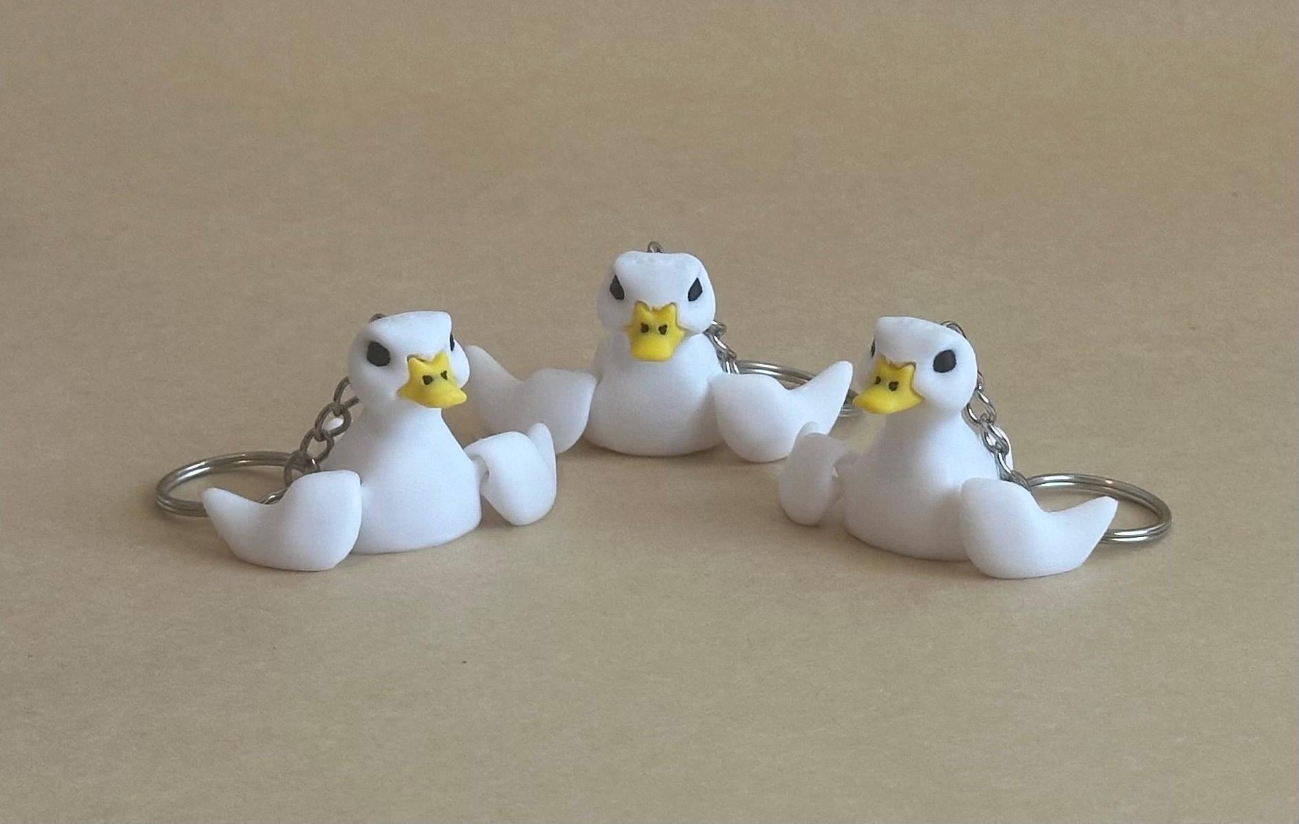 Diddly Duck - Articulated Flexi moving keychain