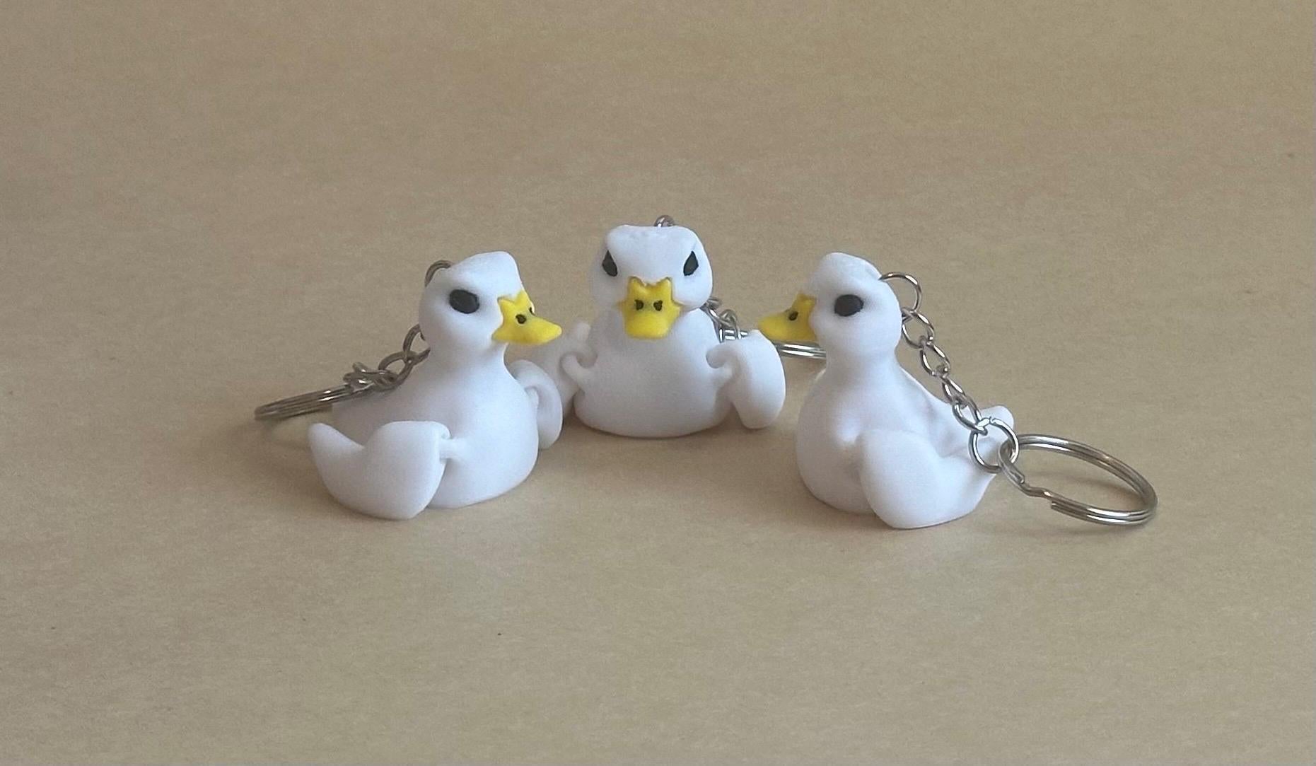 Diddly Duck - Articulated Flexi moving keychain