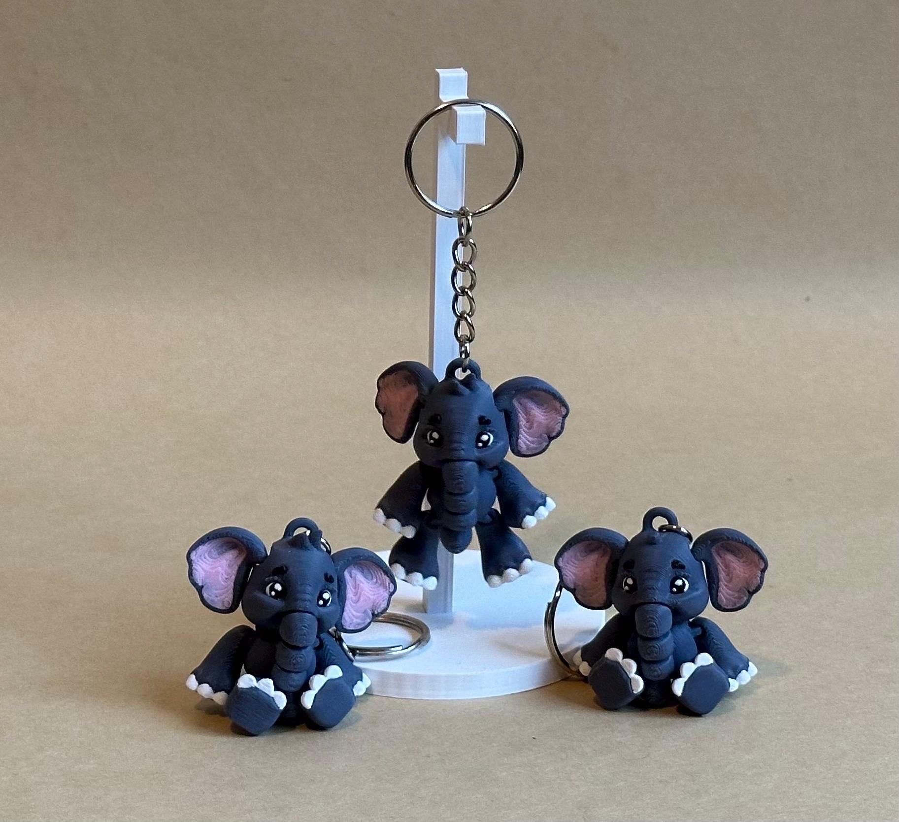 Boy Elephant Articulated Flexi Keychain
