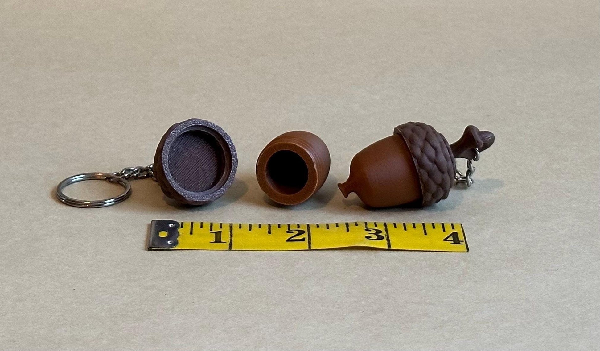 Acorn Storage Hideaway Keychain