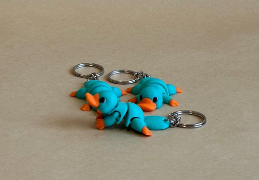 Plodding Platypus - Articulated Flexi moving keychain