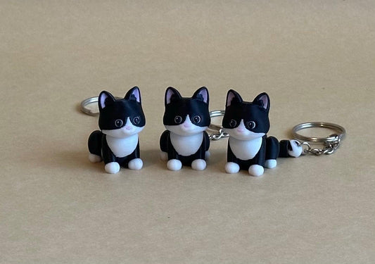 Clawing Cat - Articulated Flexi moving keychain