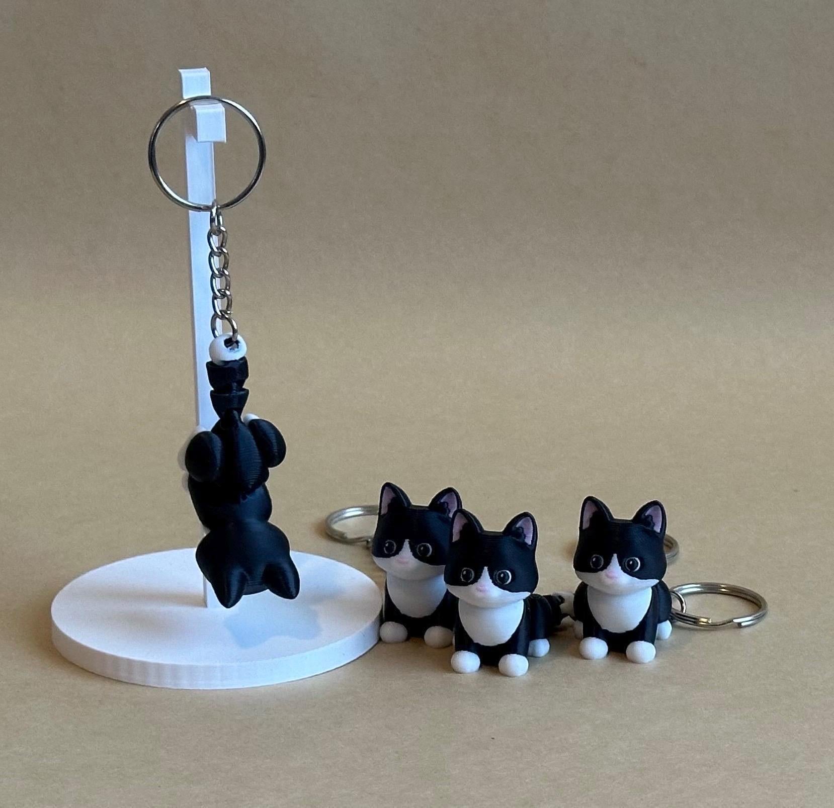 Clawing Cat - Articulated Flexi moving keychain