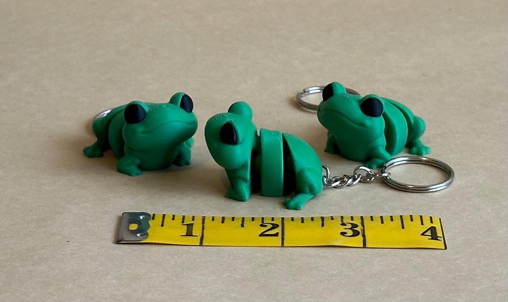 Fidget Frog - Articulated Flexi moving keychain