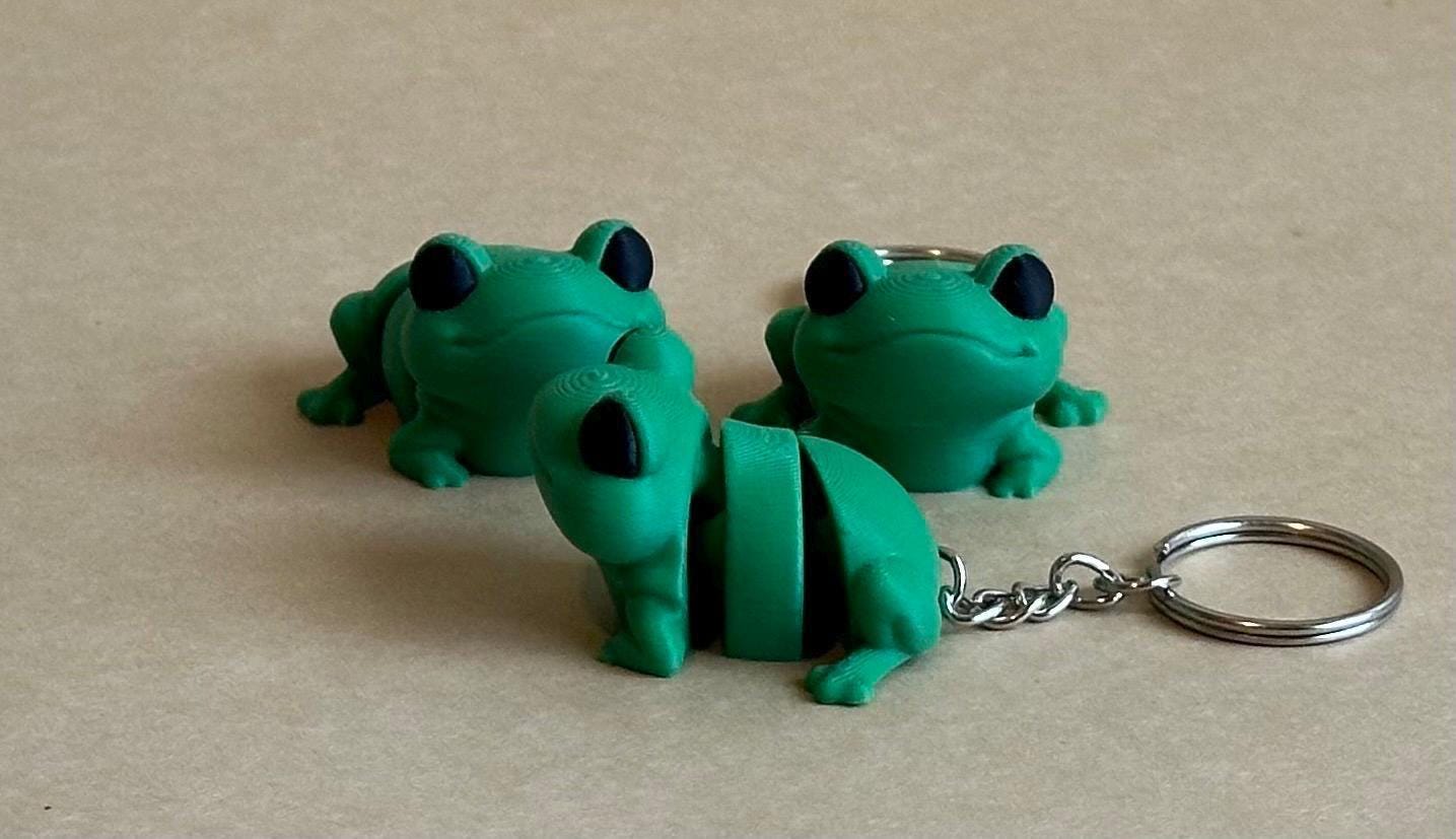 Fidget Frog - Articulated Flexi moving keychain