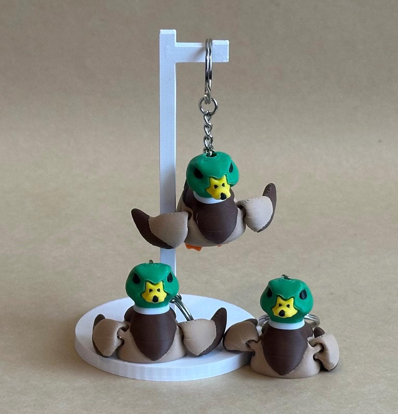 Malleable Mallard - Articulated Flexi moving keychain
