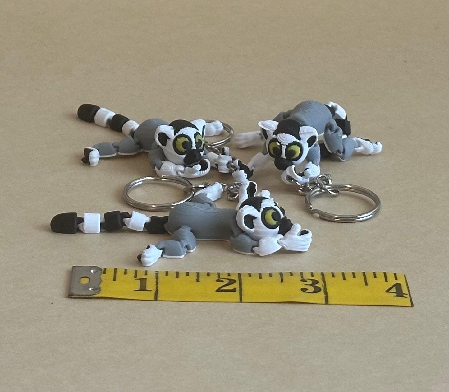 Linking Lemur - Articulated Flexi moving keychain