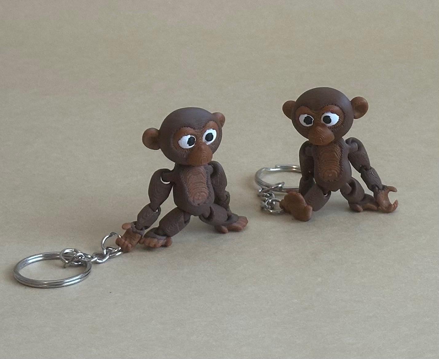 Chaining Chimps - Articulated Flexi moving keychain