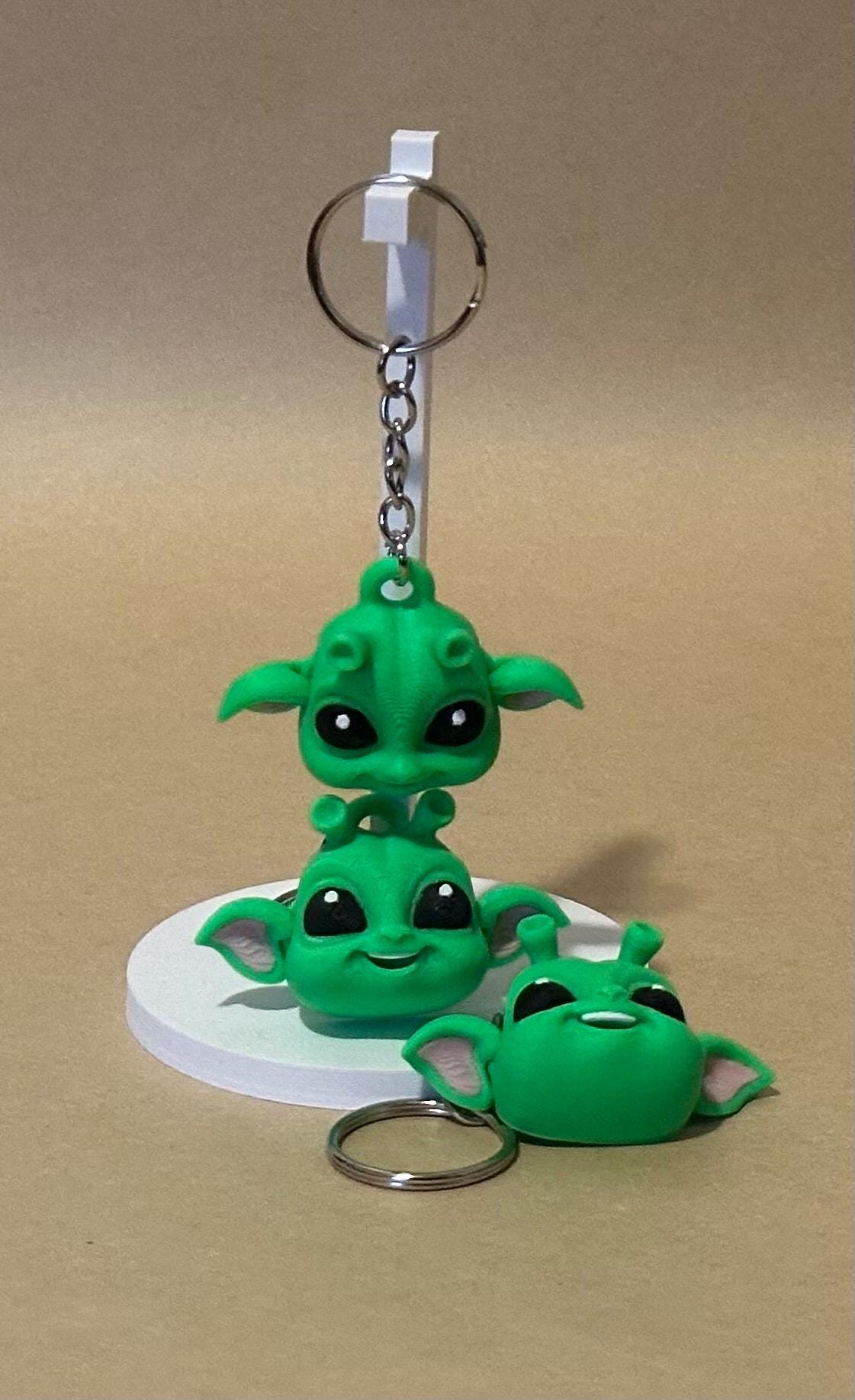 Alien head - Articulated Flexi Keychain
