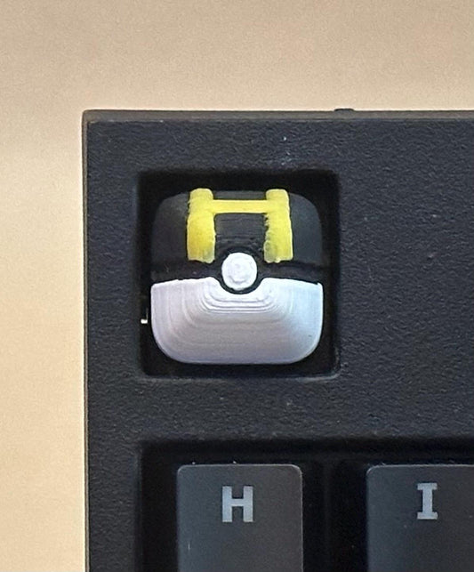 Ultra Ball Poke Ball - Artisan Mechanical Keyboard Keycap - Cherry MX Switch