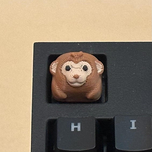 Monkey - Artisan Mechanical Keyboard Keycap - Cherry MX Switch
