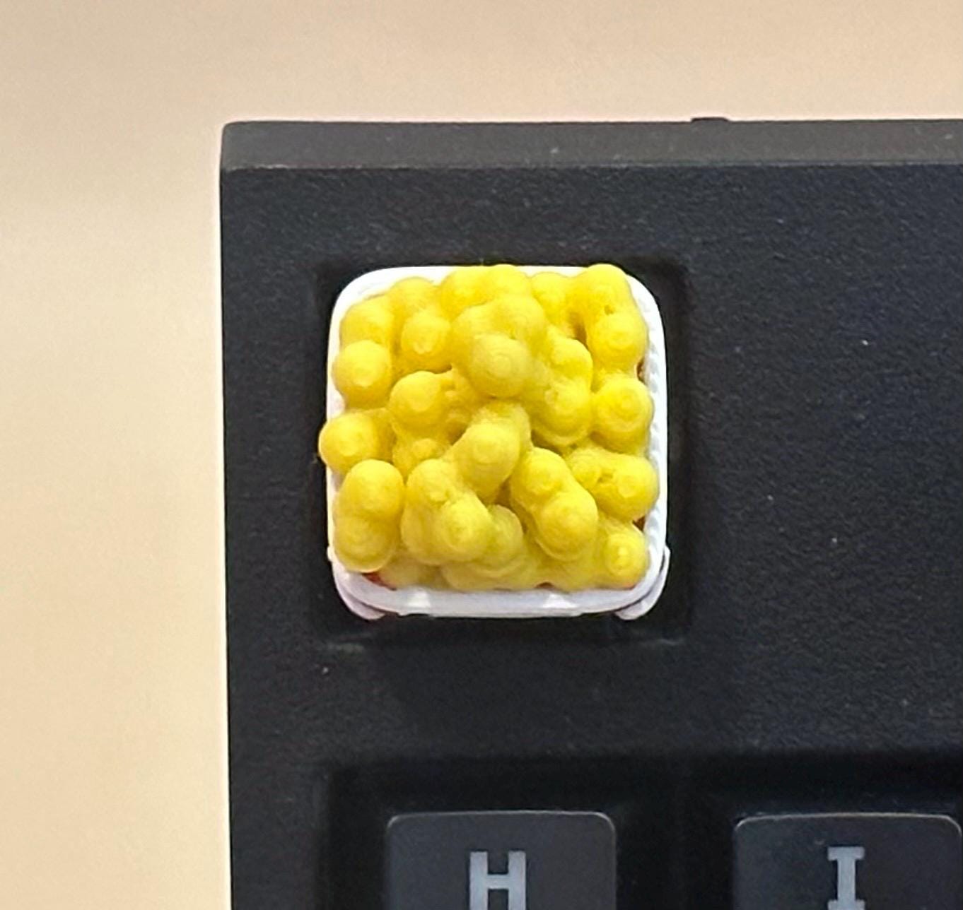 Popcorn guy - Artisan Mechanical Keyboard Keycap - Cherry MX Switch