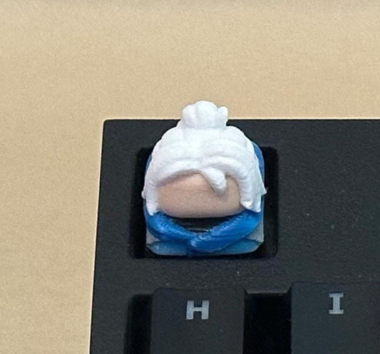 Valorant Jett inspired - Artisan Mechanical Keyboard Keycap - Cherry MX Switch