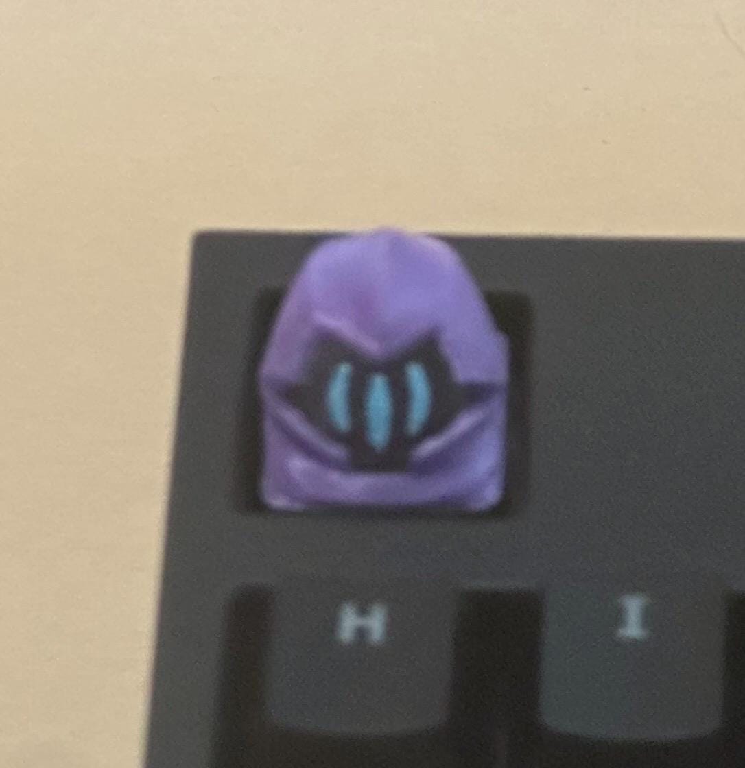 Valorant Omen inspired - Artisan Mechanical Keyboard Keycap - Cherry MX Switch