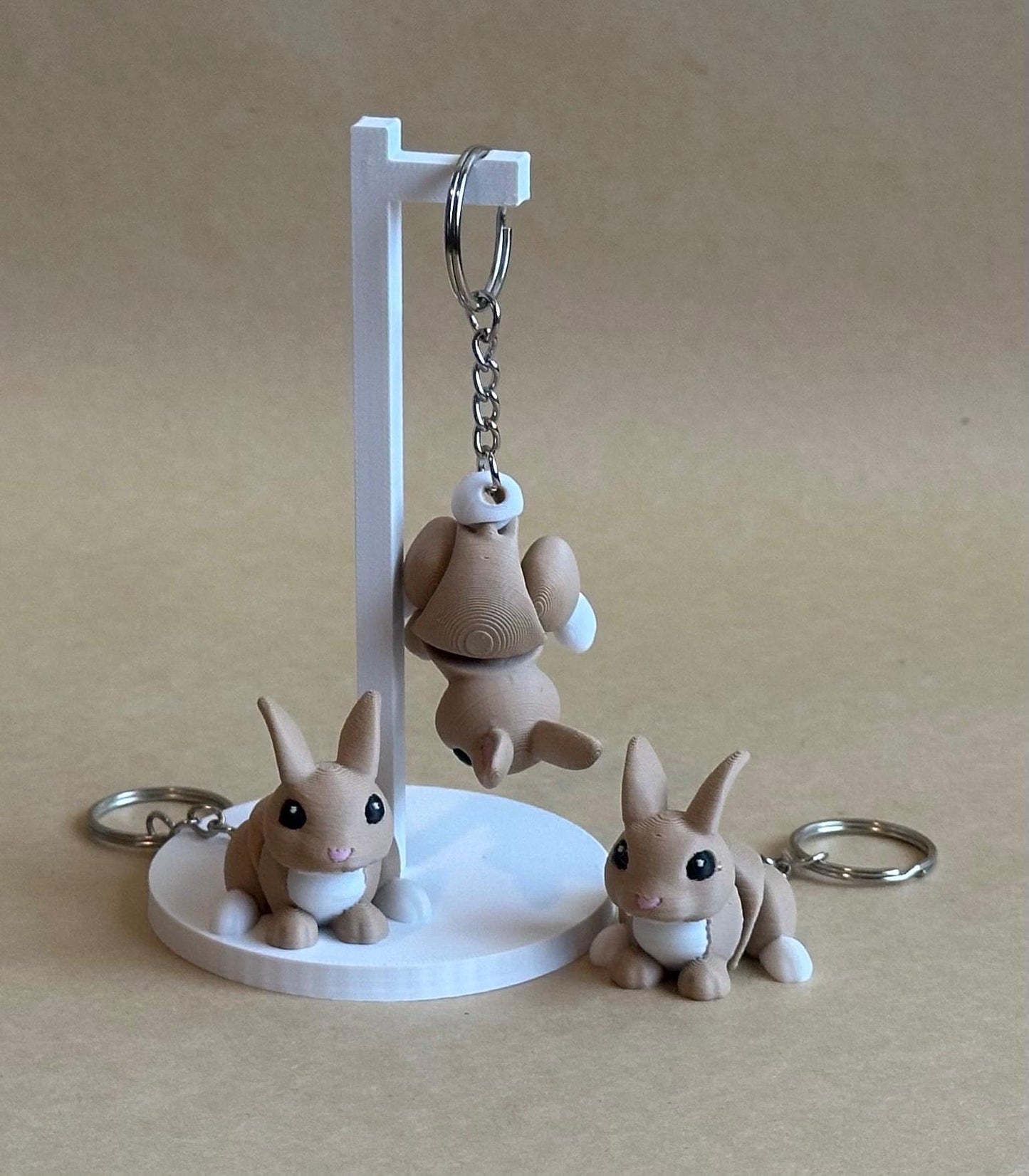 Bounding Bunny - Articulated Flexi moving keychain