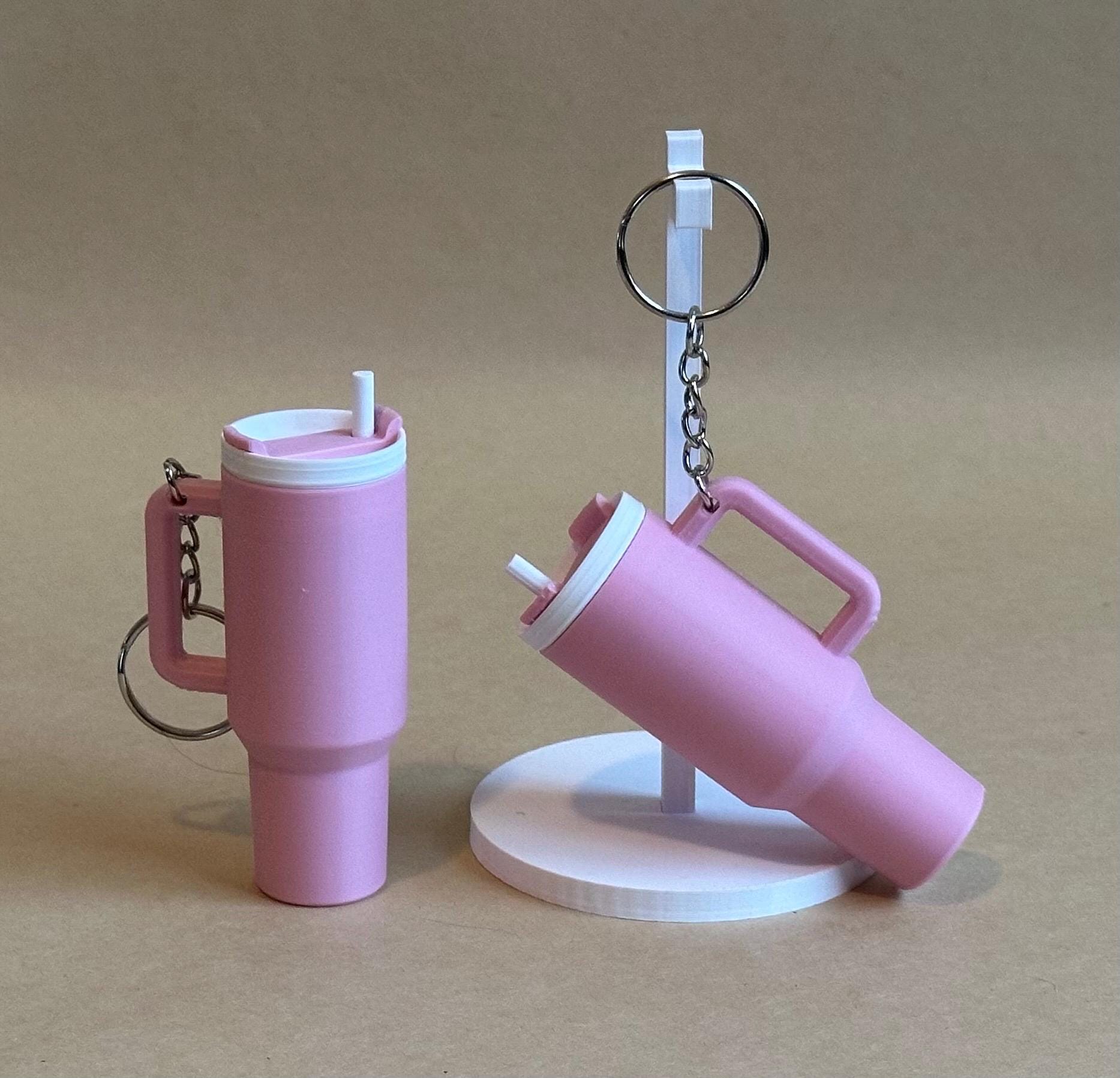 Tumbler Stanley inspired Chapstick Storage Hideaway Keychain