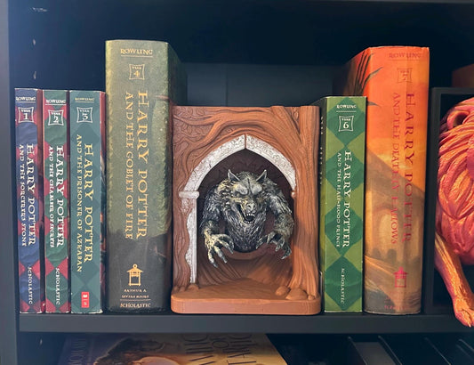 Werewolf Lupin inspired 3D Book Nook
