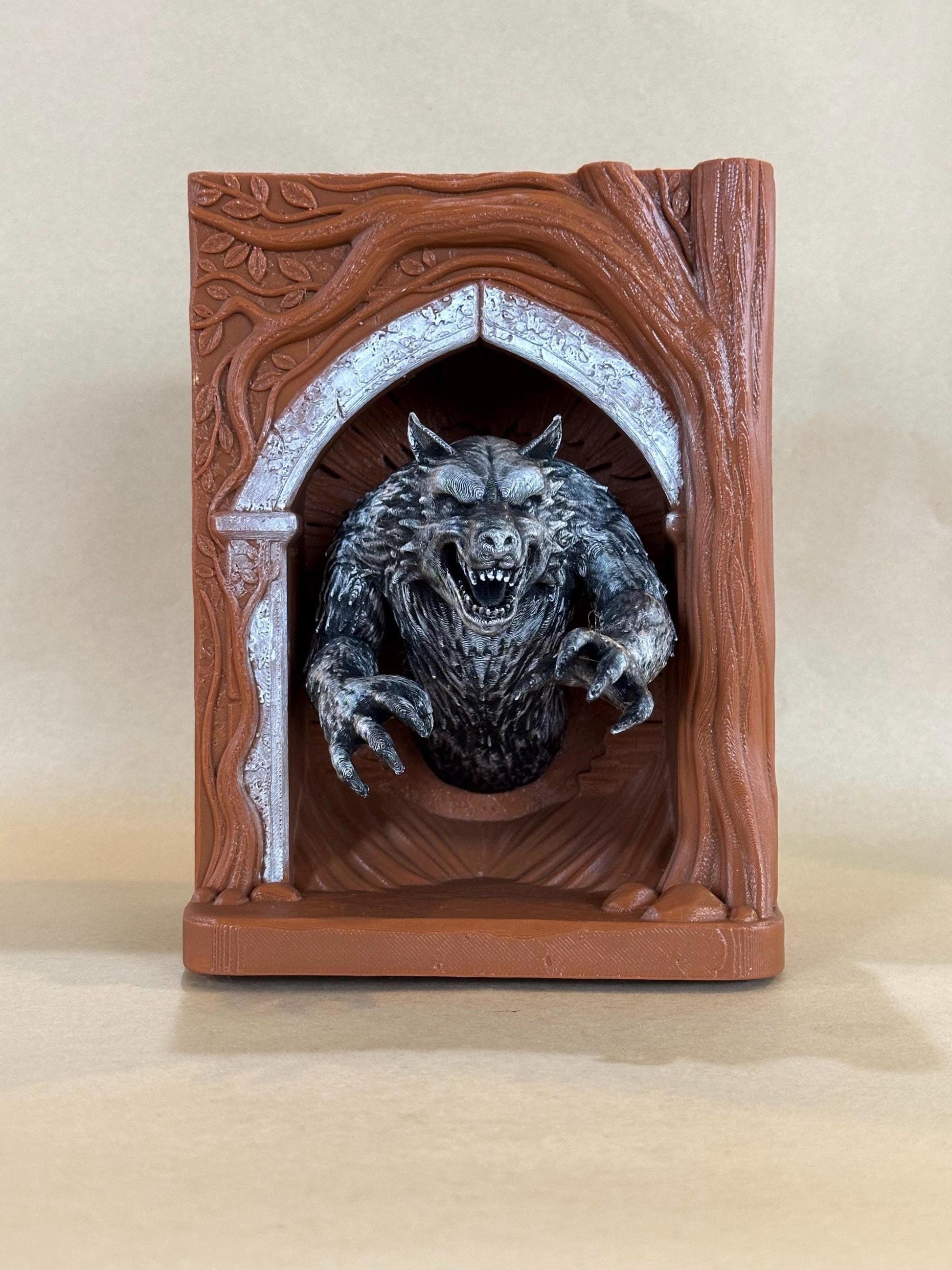 Werewolf Lupin inspired 3D Book Nook